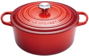 Le Creuset Gietijzeren Ronde Braadpan In Kersenrood Cm L Profilec Be