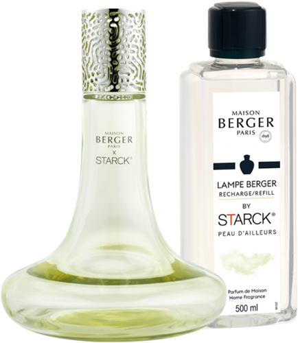 Lampe Berger - Lamp - Starck - Peau d' Ailleurs - Groen - 500 ml