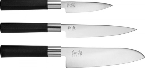 Kai Wasabi 67S-310 3-delig messenset met santoku