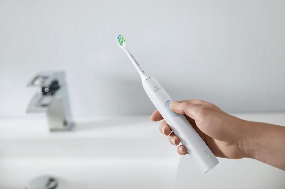 PHILIPS Sonische, elektrische tandenborstel met poetsdruksensor | Profilec.be