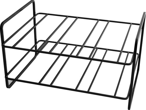 Point Virgule Wire wijnrek voor 6 flessen zwart
