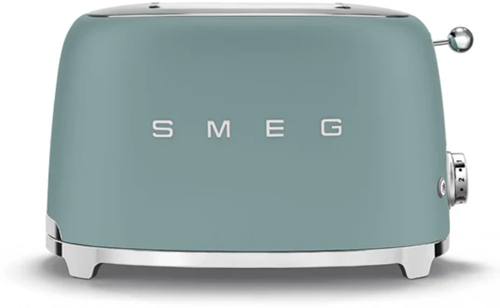 Smeg TSF01EGMEU Broodrooster - 2 sleuven 2 sneden - Emerald Green Mat