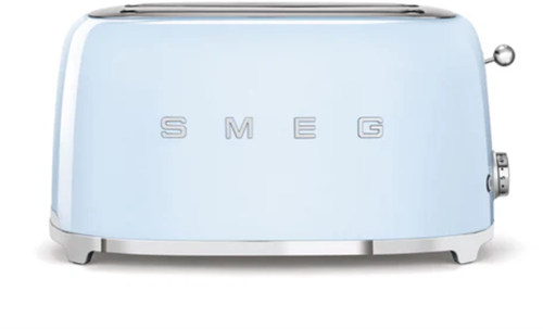 SMEG TSF02PBEU Broodrooster - 2 sleuven 4 sneden - pastelblauw