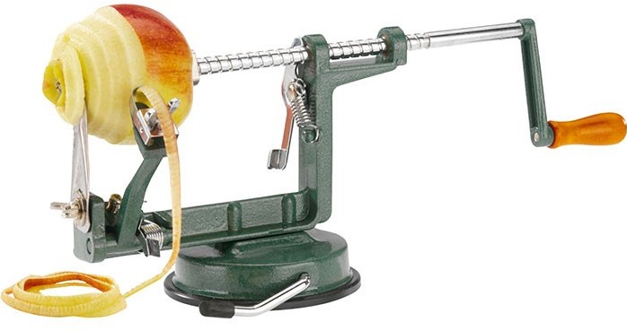 Mevrouw etiket Inefficiënt Westmark Apple dream appelschiller en -snijder met zuignap uit aluminium en  rvs groen | Profilec.be
