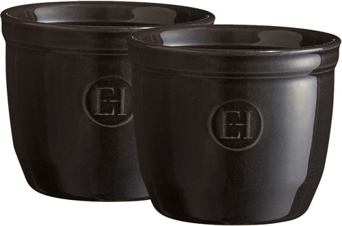 Emile Henry Ramekin Fusain Ø8.5cm 2st.