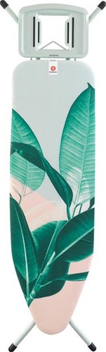 Brabantia Strijkplank B met Strijkijzerhouder - Tropical Leaves (124 x 38)