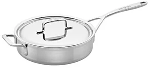 Demeyere Industry 5 Lage sauteuse met deksel 24 cm