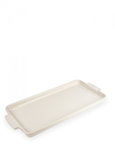 PEUGEOT Appolia plaat voor aperitiefhapjes en gebakjes 40,2cm x 17,8cm ECRU