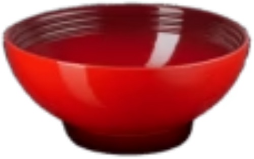 Le Creuset Aardewerken saladeschaal in Kersenrood 24cm