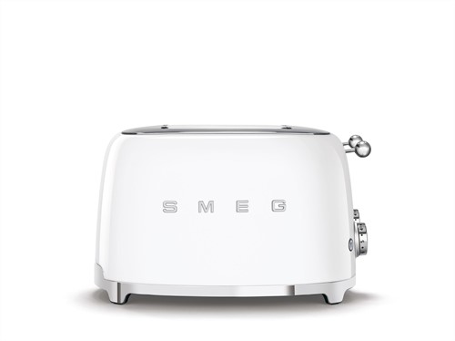 SMEG TSF03WHEU Broodrooster - 4 sleuven 4 sneden - wit