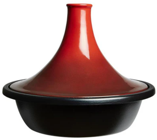 Le Creuset Gietijzeren tajines in Kersenrood 35cm 5,2l