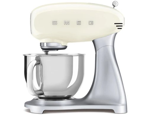 SMEG SMF02CREU  Keukenmachine - inox mengkom volume 4,8 liter - crème met zilver