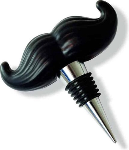 INVOTIS 1608 Mustache Wine Stopper