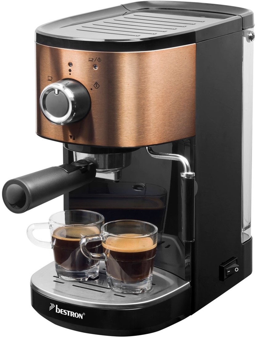 schaak Opnieuw schieten Oppervlakkig BESTRON AES1000CO Espresso Apparaat Koper | Profilec.be