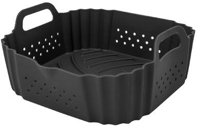 Nerthus Bakje silicone met gaatjes voor Airfryer 20x20cm