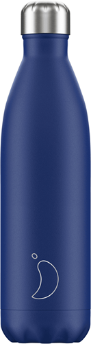 CHILLY'S Bottle 750ml Matte Pow blue