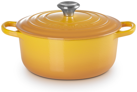 Le Creuset Braad- / Stoofpan - Signature - rond - Nectar - 20cm - 2,4l