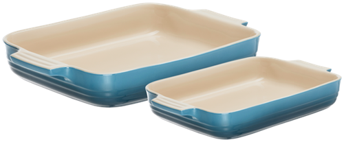 Le Creuset Marine Ovenschalen Set van 2 - 25 & 32cm 