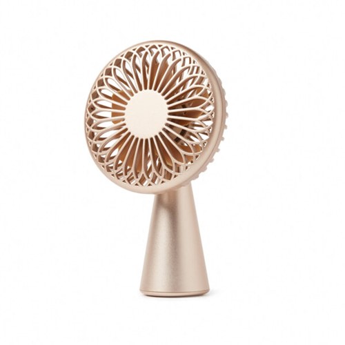 Lexon WINO 3 speed rechargeable fan gold