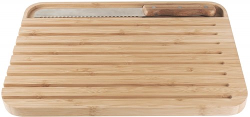 PEBBLY Bread Board & Bread Knife Set L