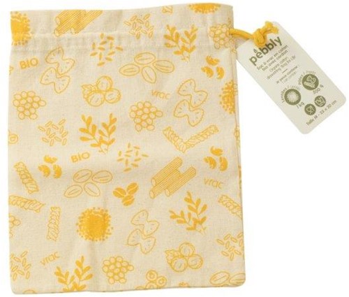 PEBBLY Organic cotton bag 20 x 25 cm