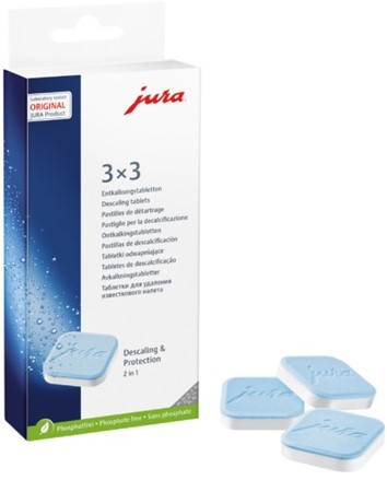 Jura ONTKALKINGSTABLET 3X3 / PASTILLES DE DETARTRAGE 3X3