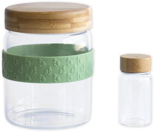 PEBBLY To go set : lunch jar 700 ml with dressing jar 50 ml