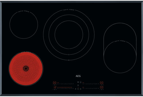 AEG HK857870FB 3000 / 80 cm / Vitrokeramisch / 4 zones