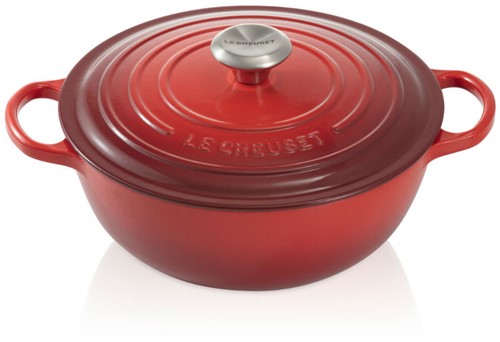 Le Creuset Gietijzeren marmite in Kersenrood 26cm 5,3l