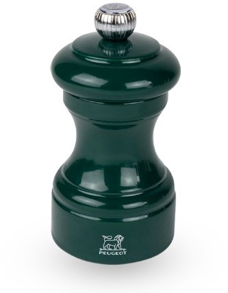 Peugeot bistro Manuele zoutmolen van gelakt hout, bosgroen, 10 cm