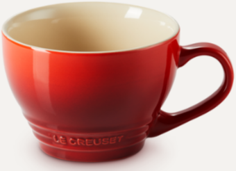 Le Creuset Grote Cappuccino Mok Kersenrood 0,4l