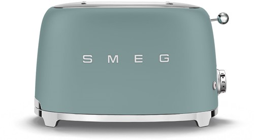 Smeg TSF01EGMEU Broodrooster - 2 sleuven 2 sneden - Emerald Green Mat