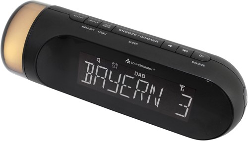 Soundmaster UR6600SI DAB+/FM wekkerradio met nachtverlichting